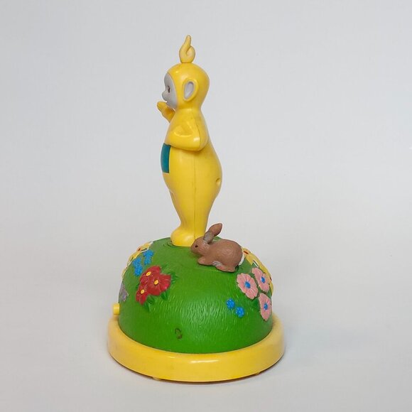 Vintage Teletubbies Laa Laa Animated Musical Piggy Coin Bank Lighted - Picture 6 of 7